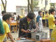 20141130应邀参加广西农职院计协举办的计算机组装及维护大赛（02）