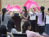 20150507协会对十周年庆的校内节目进行第四次彩排