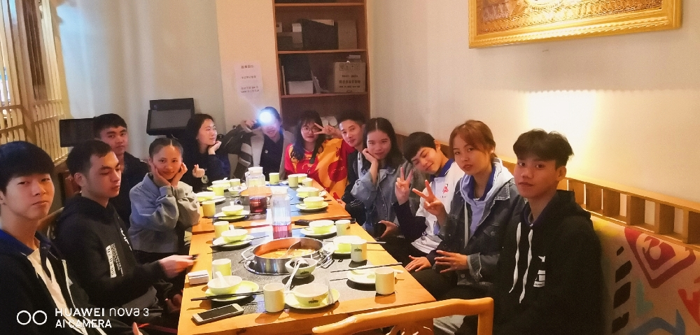组策部新老成员部门聚餐联谊活动欢乐进行（2019-2020第一学期）